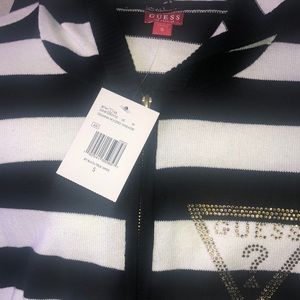 Guess jacket black and white
